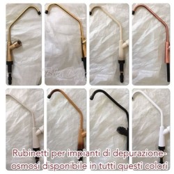 RUBINETTO 1 VIA PER DEPURATORE COLORATO