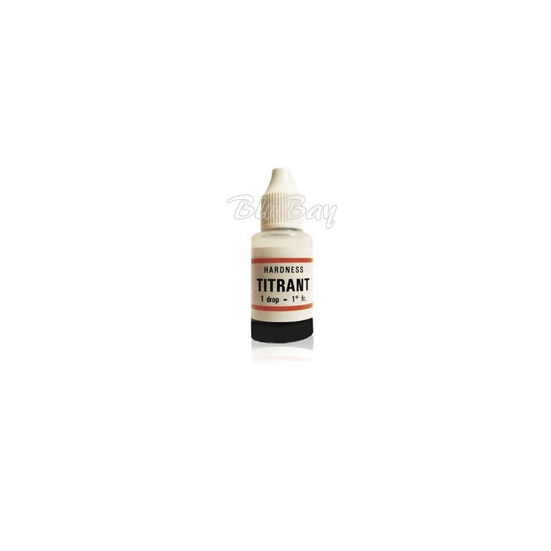 Tester Titrant Kit durezza totale (1°F) reagente unico 15cc. con misurino